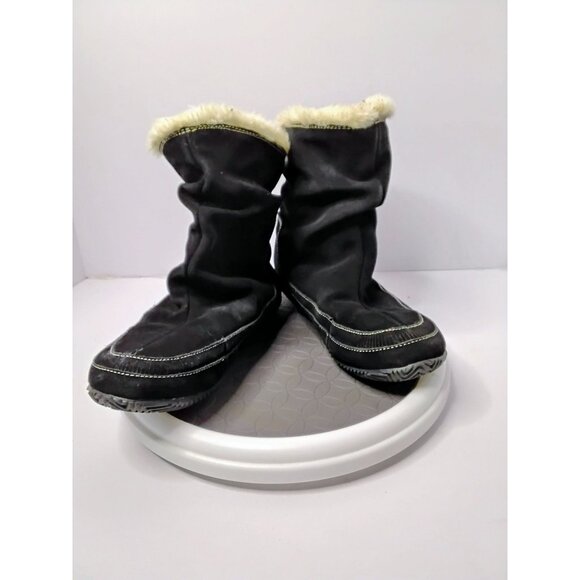 Rocket Dog Womens Black Winter Boots W/ Fleece Lining Size 9M - Picture 2 of 7